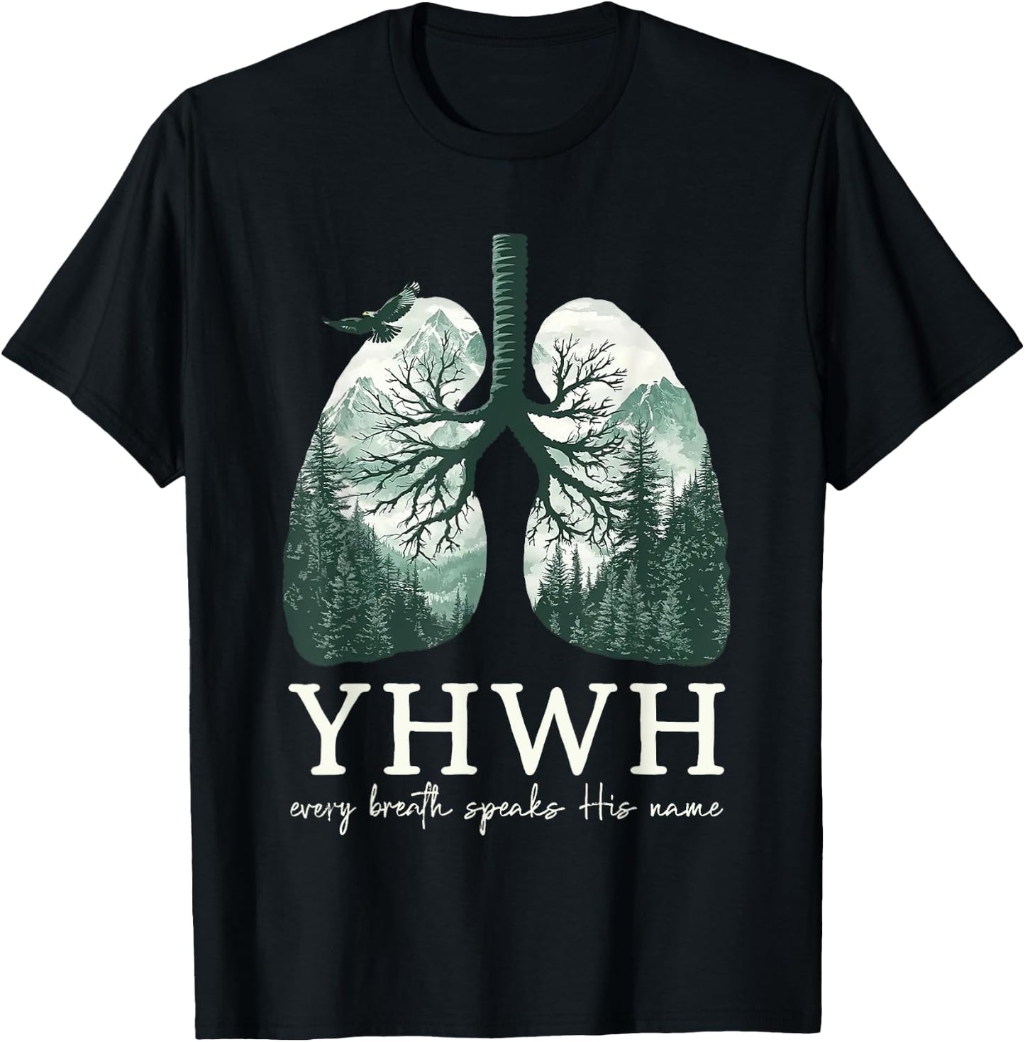Yhwh Every Breath Speaks His Name T-Shirt - T-Shirt | Black