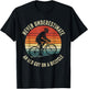 Never Underestimate an Old Guy On A Bicycle Cycling Bike T-Shirt - T-Shirt | Black