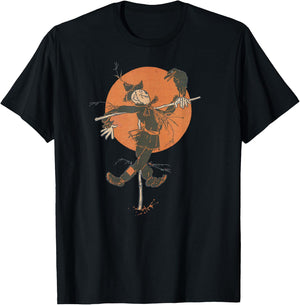 The Wizard of Oz T Shirt Art- Scarecrow Halloween T-Shirt - T-Shirt | Black