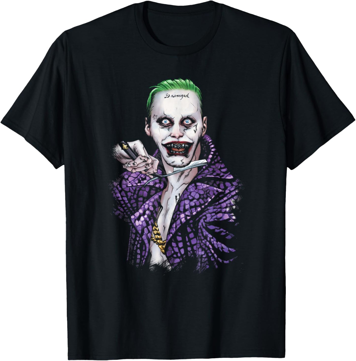 Suicide Squad Joker Blade Black T Shirt T-Shirt - T-Shirt | Black