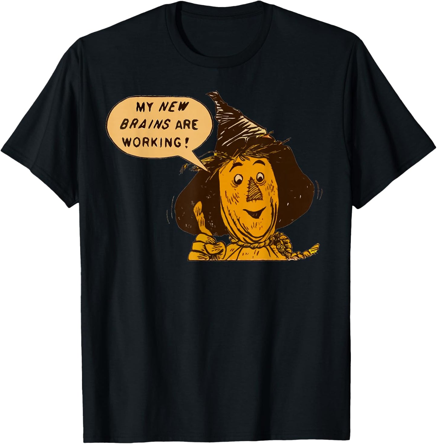 The Wizard of OZ Art Tin Man Lion Scarecrow Dorothy T-Shirt - T-Shirt | Black