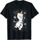 Disney Frozen Olaf Some People are Worth Melting for T-Shirt - T-Shirt | Black