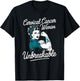 Cervical Cancer Warrior Unbreakable Cervical Cancer Survivor T-Shirt - T-Shirt | Black