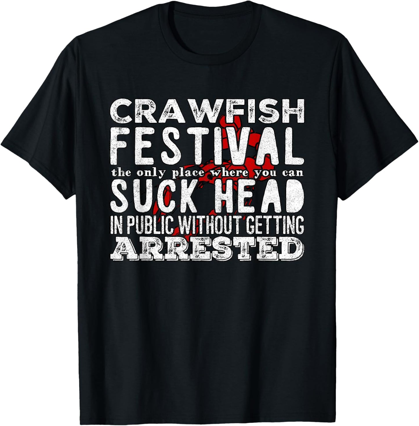 Funny Crawfish Boil Festival T-Shirt - T-Shirt | Black