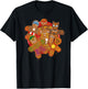 Marvel Avengers Gingerbread Cookie Plate Holiday T-Shirt - T-Shirt | Black