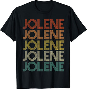 Jolene Vintage Retro T-Shirt - T-Shirt | Black