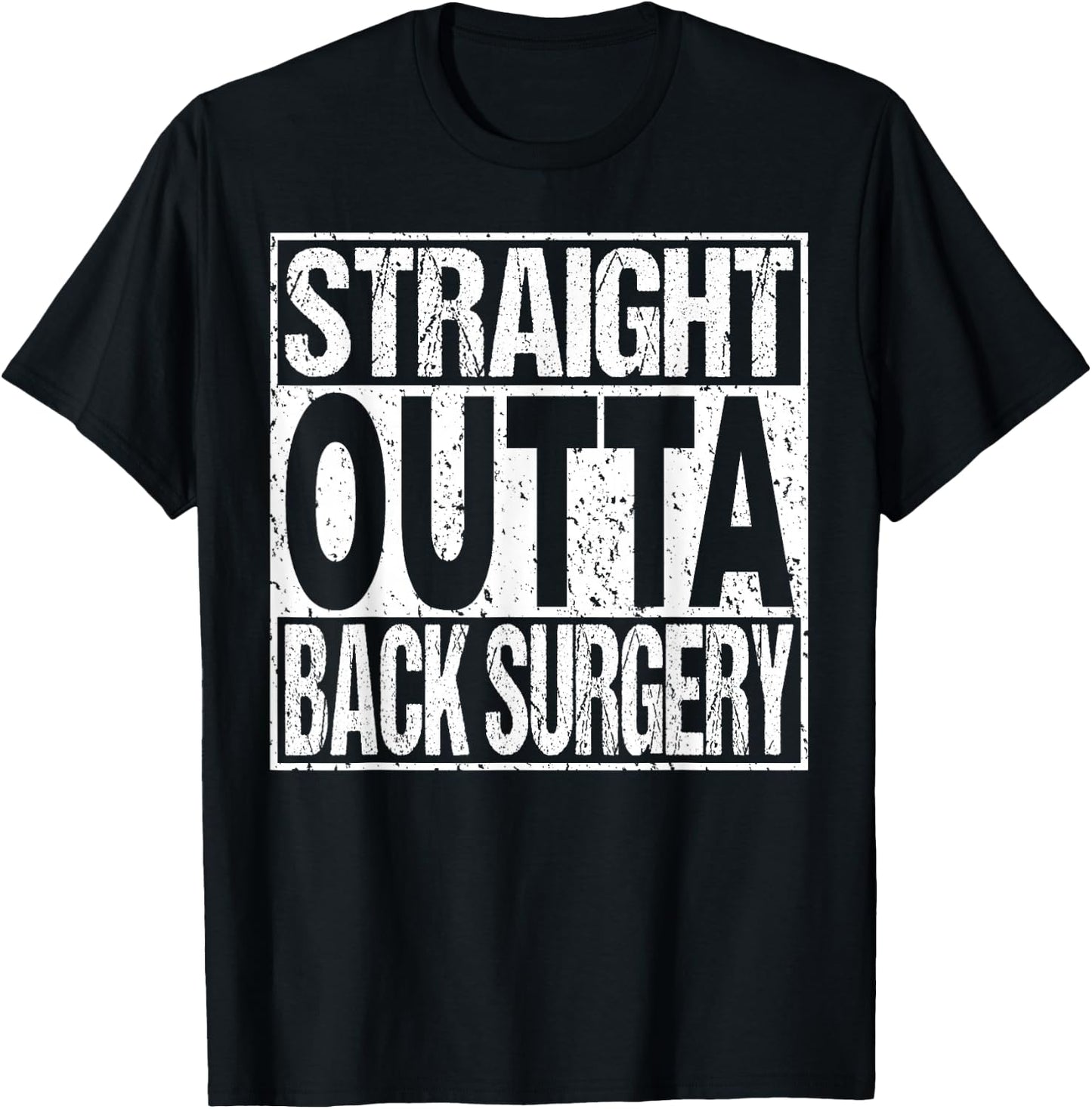 Back Surgery Lumbar Spinal Fusion Spine Recovery Gift T-Shirt - T-Shirt | Black