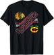 Chicago Blackhawks Force Black Officially Licensed T-Shirt - T-Shirt | Black