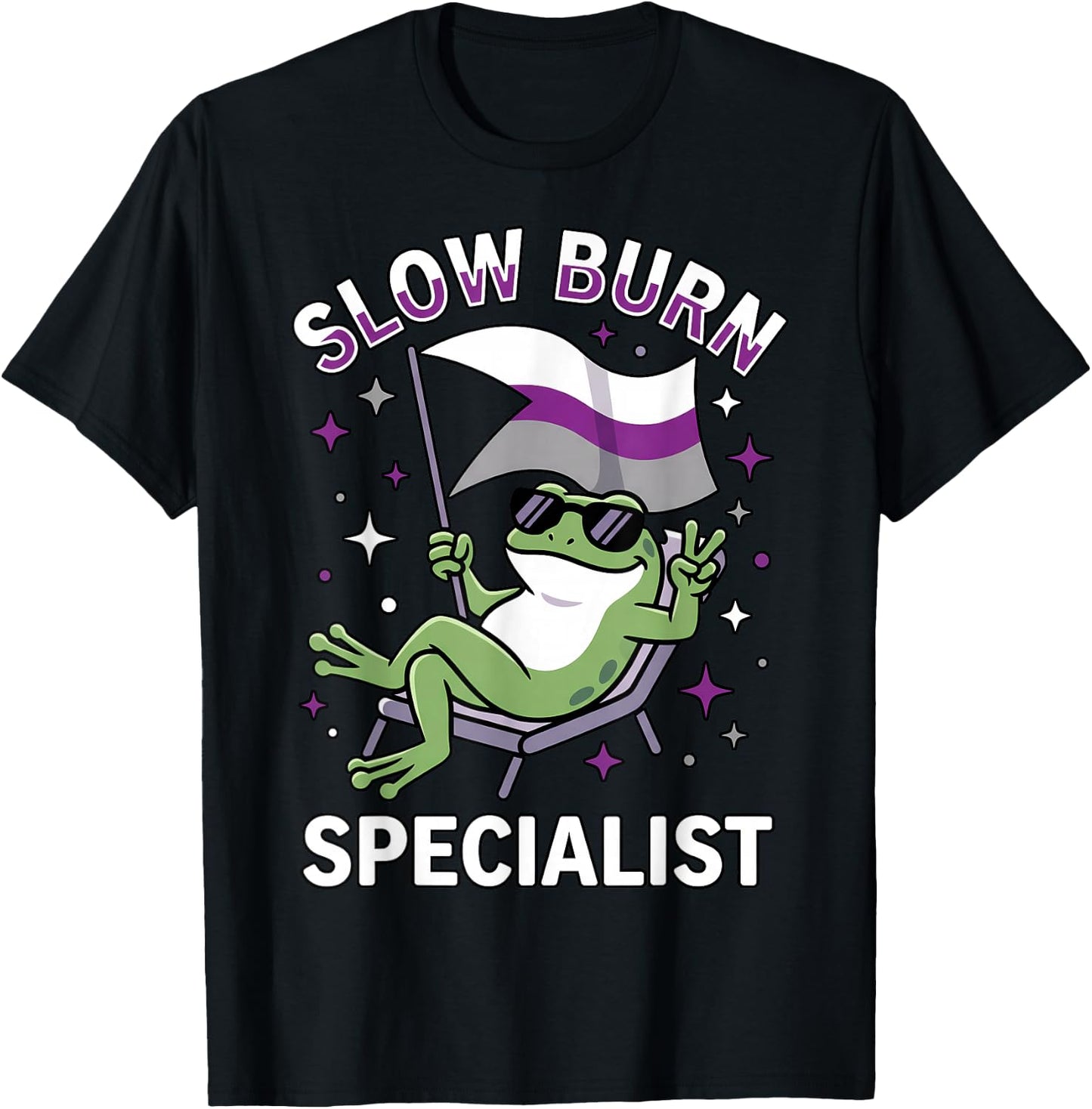 Funny Demisexual Frog T-Shirt - T-Shirt | Black
