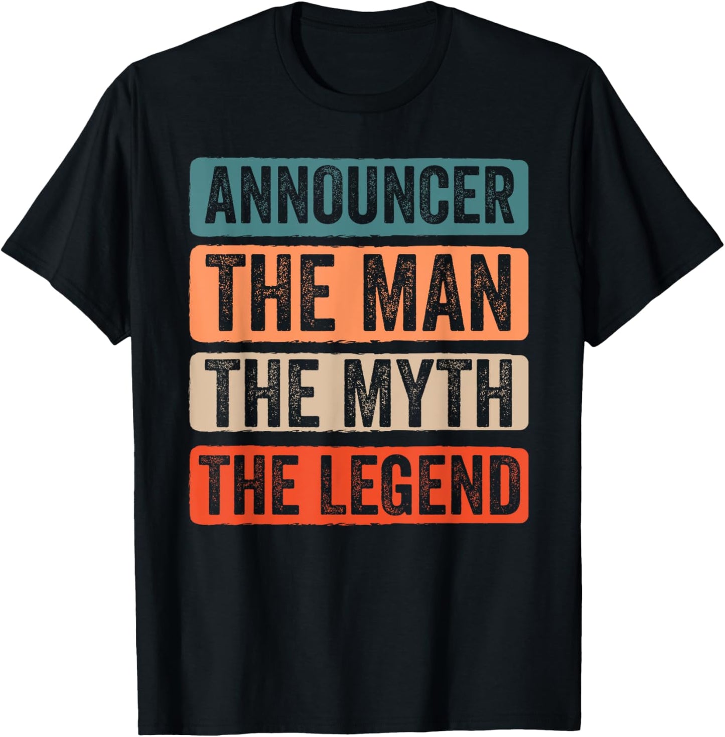 Funny Sports Commentator Sports Announcer Sportscaster Fan T-Shirt - T-Shirt | Black