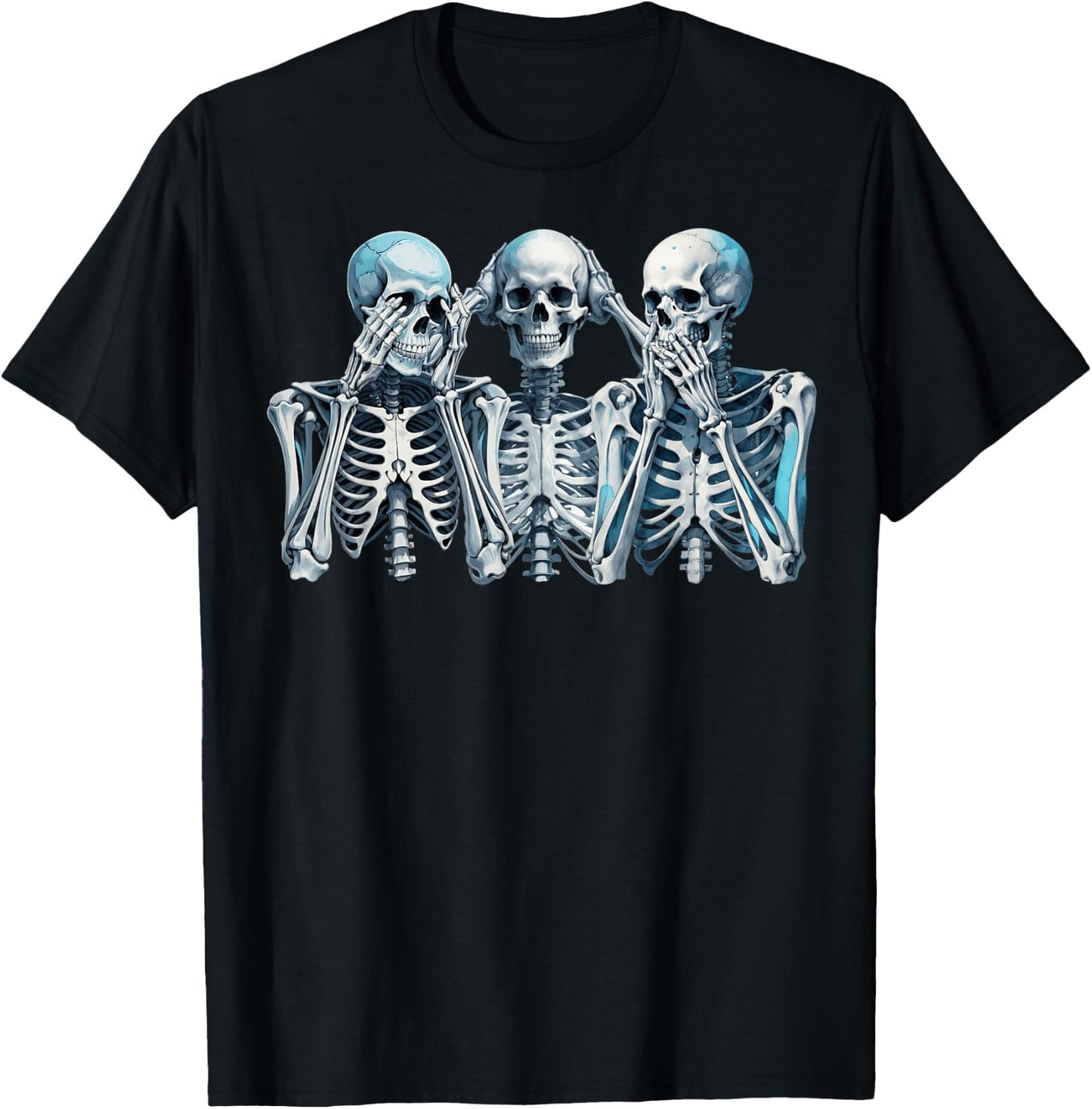 See No Evil, Hear No Evil, Speak No Evil T-Shirt - T-Shirt | Black