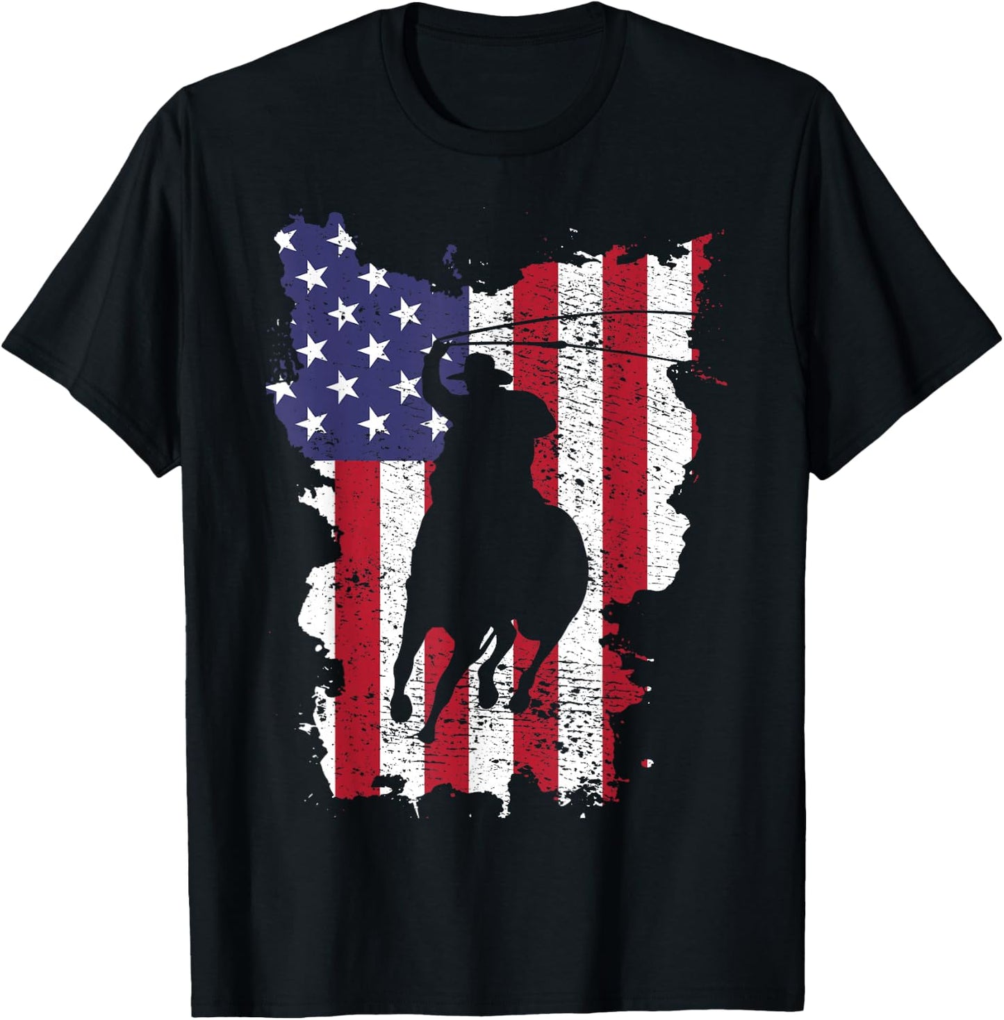 Cowboy Lasso T-Shirt - T-Shirt | Black