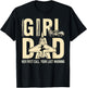 Military Girl Dad Fighter Jets Air Defense Dad Fathers Day T-Shirt - T-Shirt | Black