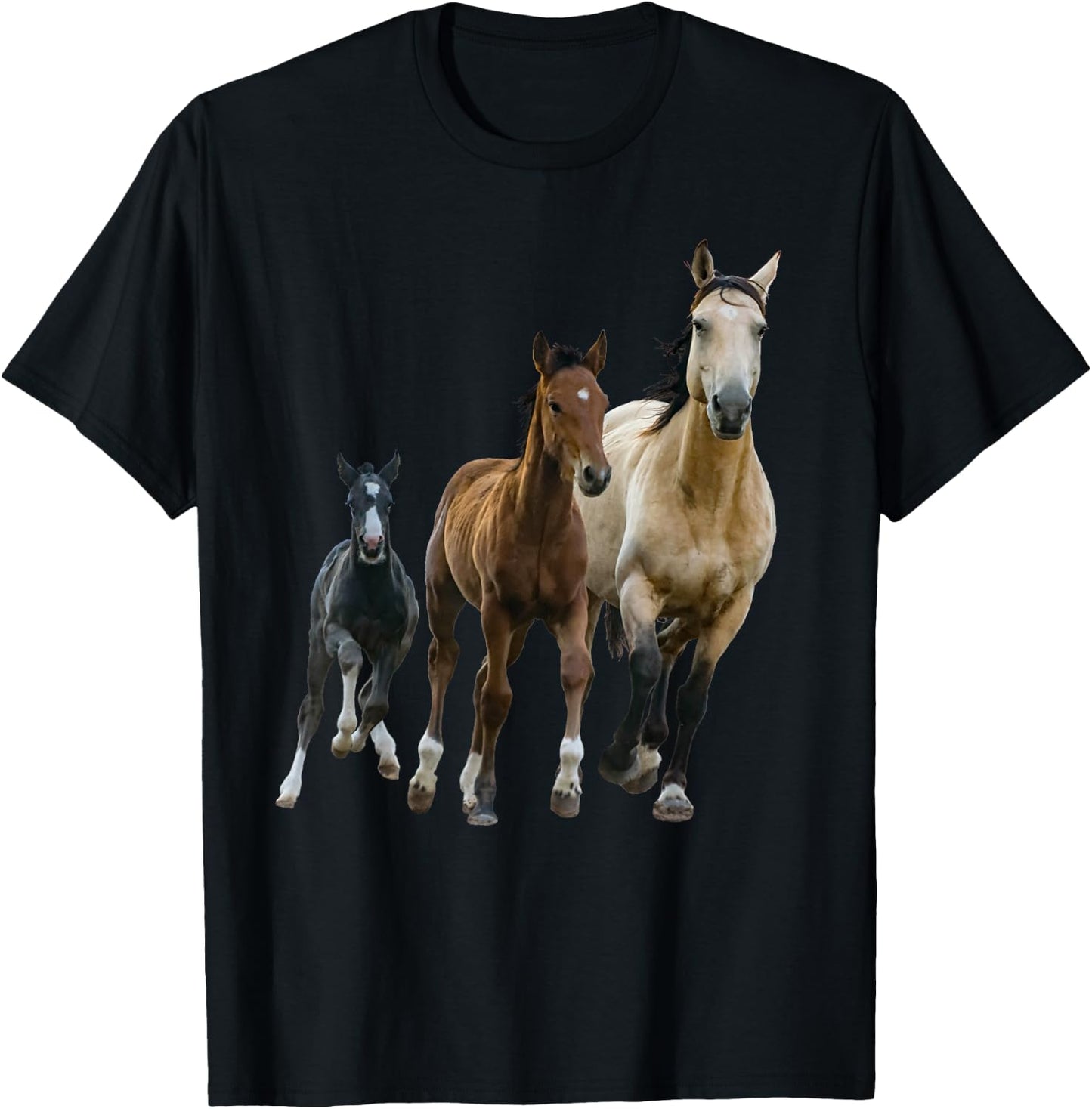 I love Horses T-Shirt - T-Shirt | Black