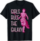 Star Wars Episode 7 Rey Girls Rule The Galaxy C2 T-Shirt - T-Shirt | Black