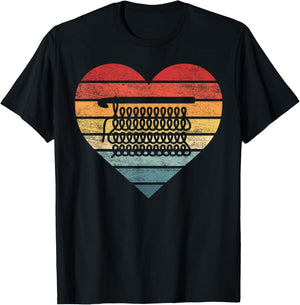 Crochet Lovers Gifts Retro Sunset Hook Crocheter Crocheting T-Shirt - T-Shirt | Black