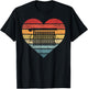 Crochet Lovers Gifts Retro Sunset Hook Crocheter Crocheting T-Shirt - T-Shirt | Black