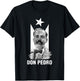 Pedro Albizu Campos Black Puerto Rico Flag Don Pedro T-Shirt - T-Shirt | Black