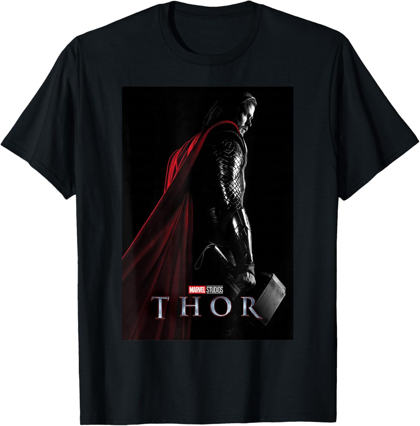 Marvel Studios Thor Movie Poster Graphic T-Shirt - T-Shirt | Black