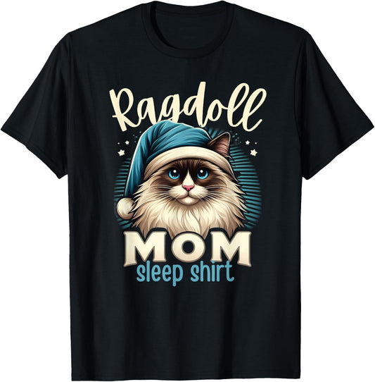Ragdoll Mom Ragdoll Cat Ragdolls Ragdoll Lover T-Shirt - T-Shirt | Black