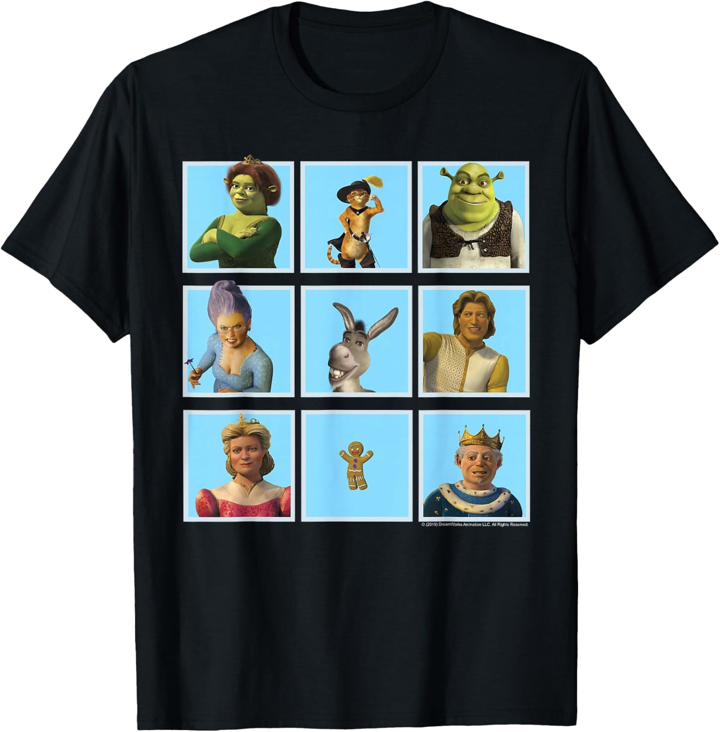 Shrek 2 This is The Story of A Fairy Tale Family T-Shirt - T-Shirt | Black