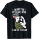 I'm Not The Veteran's Wife I'm The Veteran Day Patriotic Small T-Shirt - T-Shirt | Black