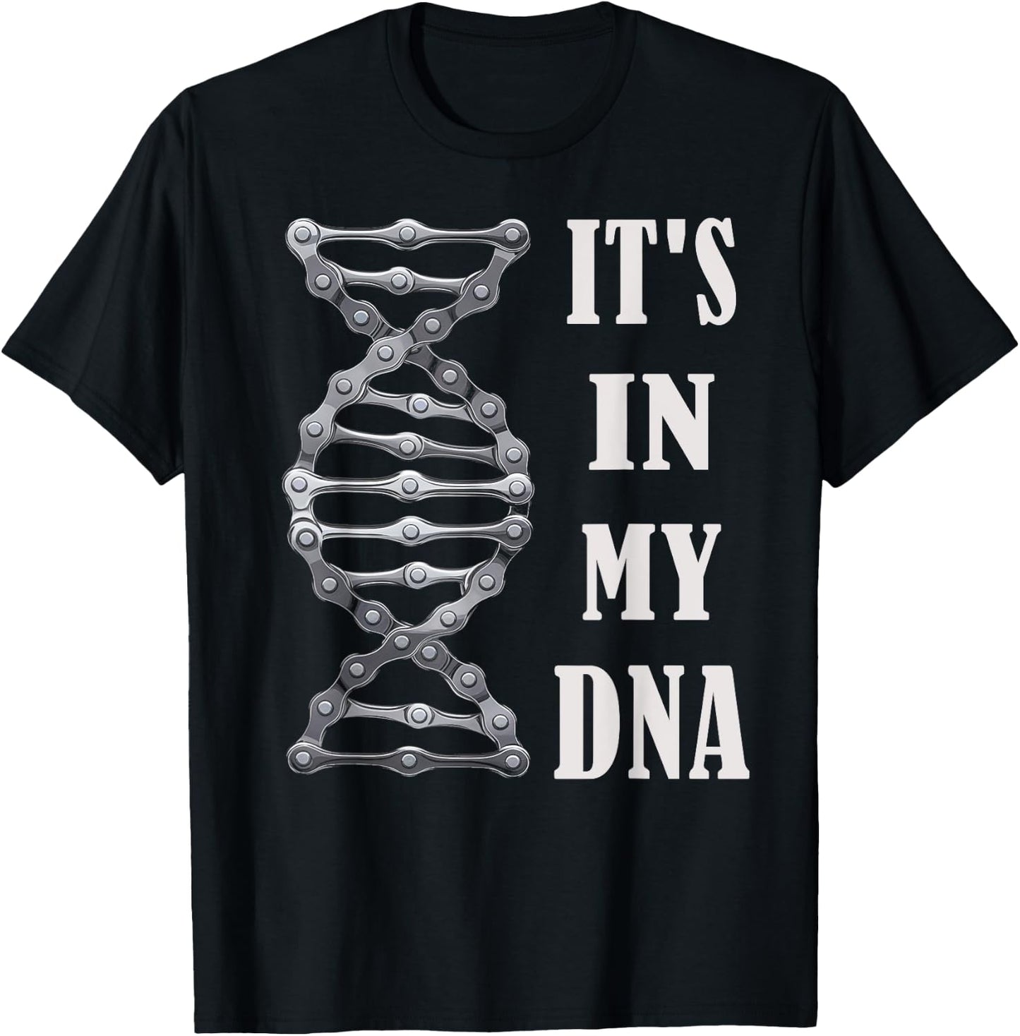 Funny DNA BMX Biking Sport Gifts for Bike Lovers -Adults Cycling-Themed Black Small T-Shirt - T-Shirt | Black
