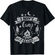 I Don't Camp I Glamp Funny Camping Distressed T-Shirt - T-Shirt | Black
