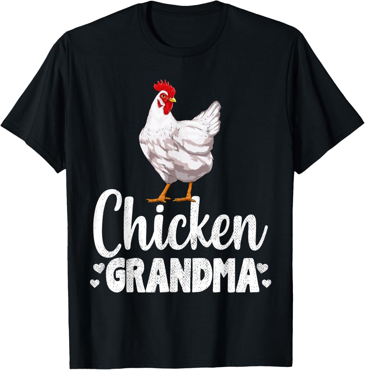 Chicken Grandma Funny Country Farm Animal Gifts T-Shirt - T-Shirt | Black