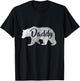 Men's Daddy Bear Awesome Camping T-Shirt - T-Shirt | Black