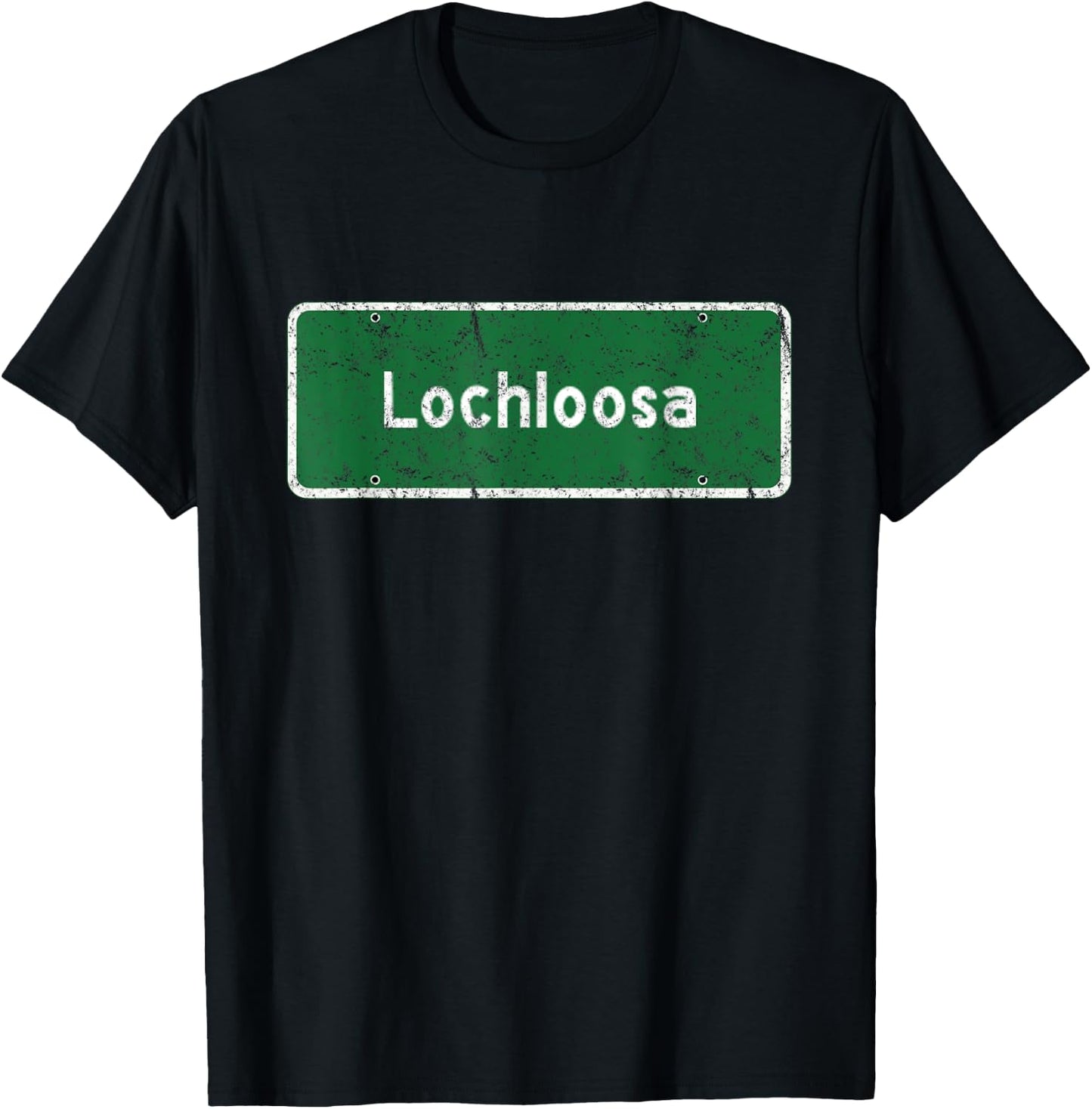 Lochloosa City Limit Sign T-Shirt - T-Shirt | Black