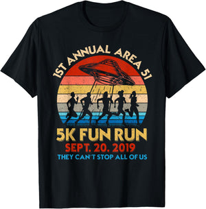 1st Annual Area 51 5k Fun Run Storm Squad Shirt T-Shirt - T-Shirt | Black