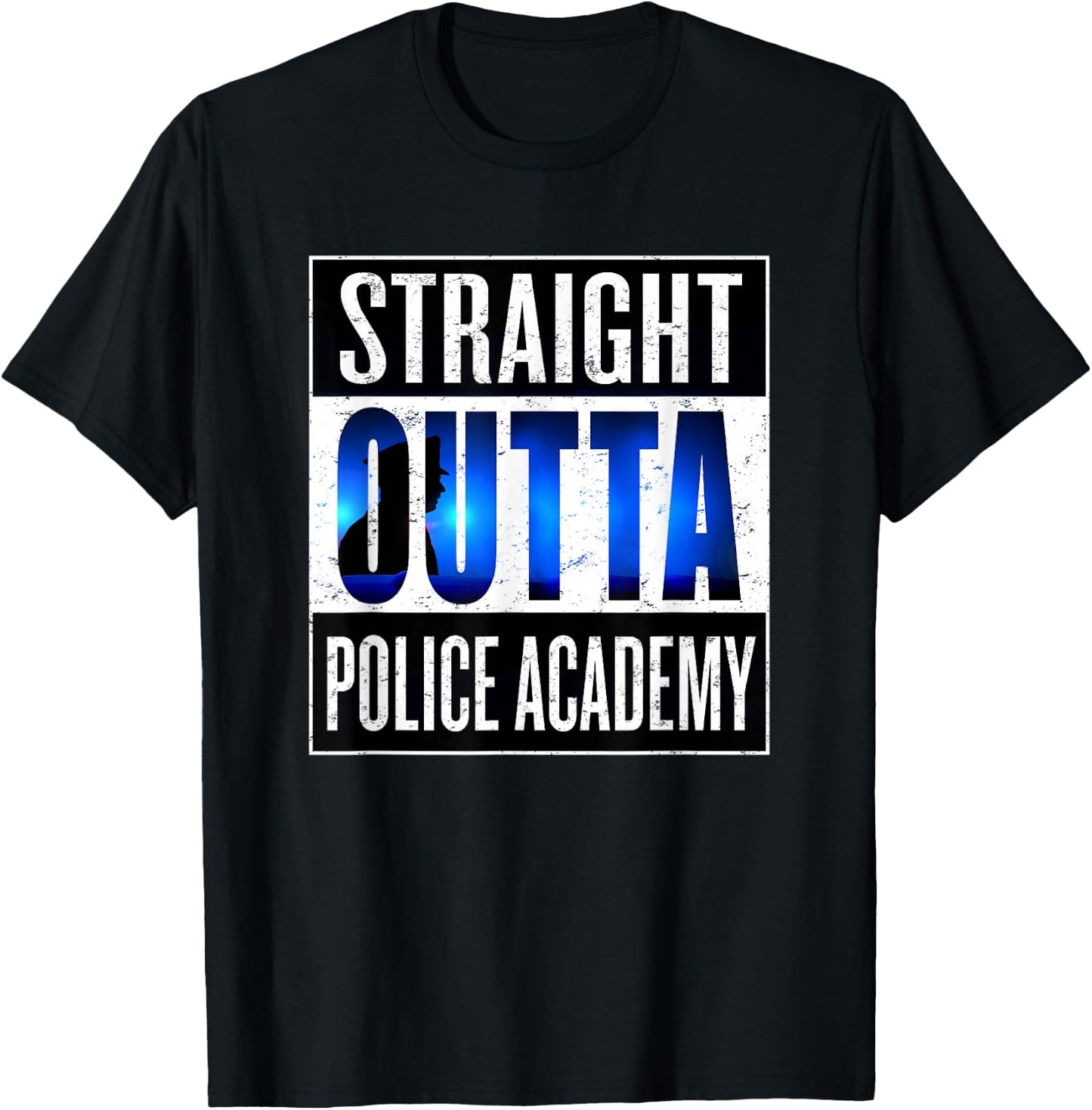 Police Academy Shirt Police Officer Graduation Gift T-Shirt - T-Shirt | Black