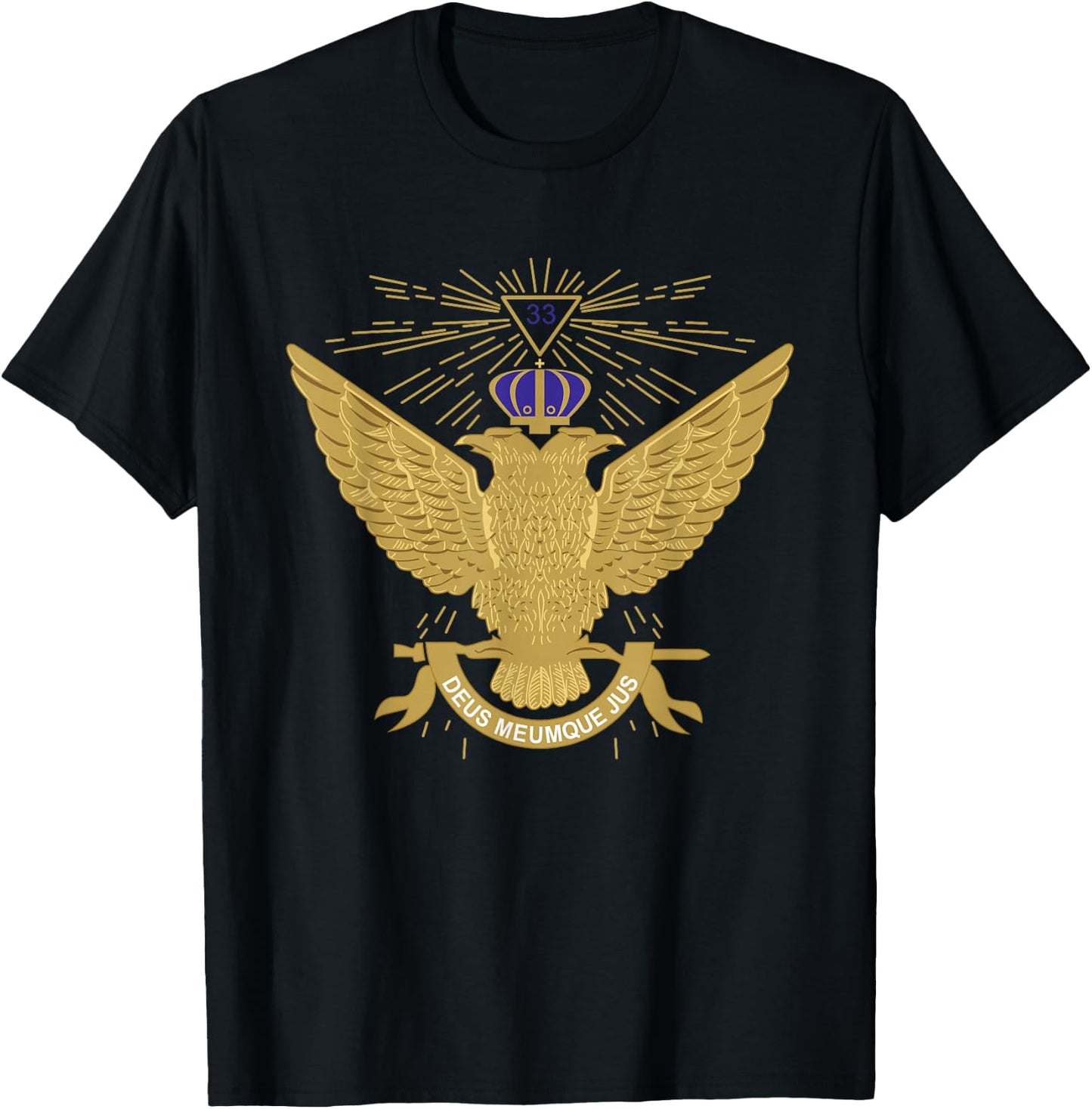 33rd Degree Mason T Shirt Masonic Scottish Rite Up T-Shirt - T-Shirt | Black