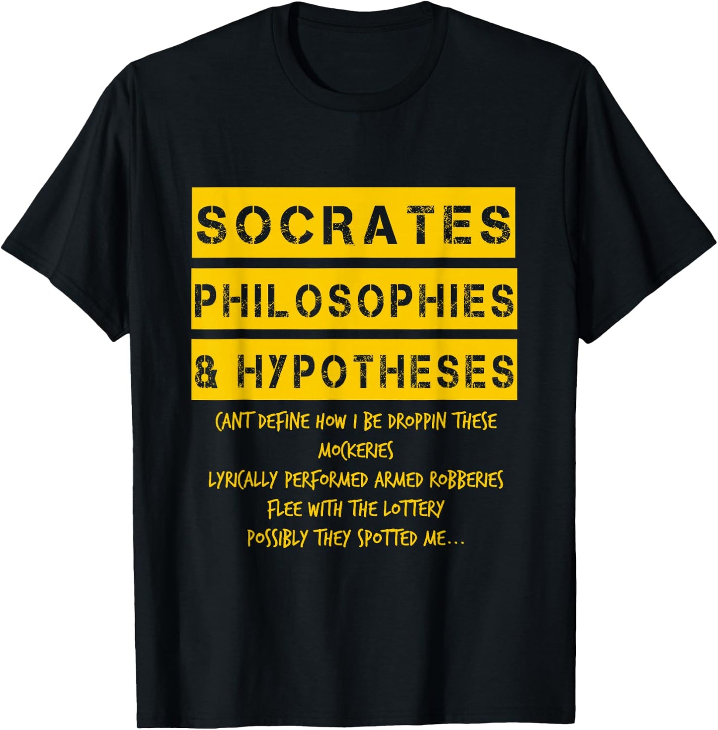 Classic Golden Era 90s Hip-Hop Rap Music Quote T-Shirt - T-Shirt | Black