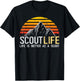 Scout Life and Life Is Better As A Scout Scouting T-Shirt - T-Shirt | Black