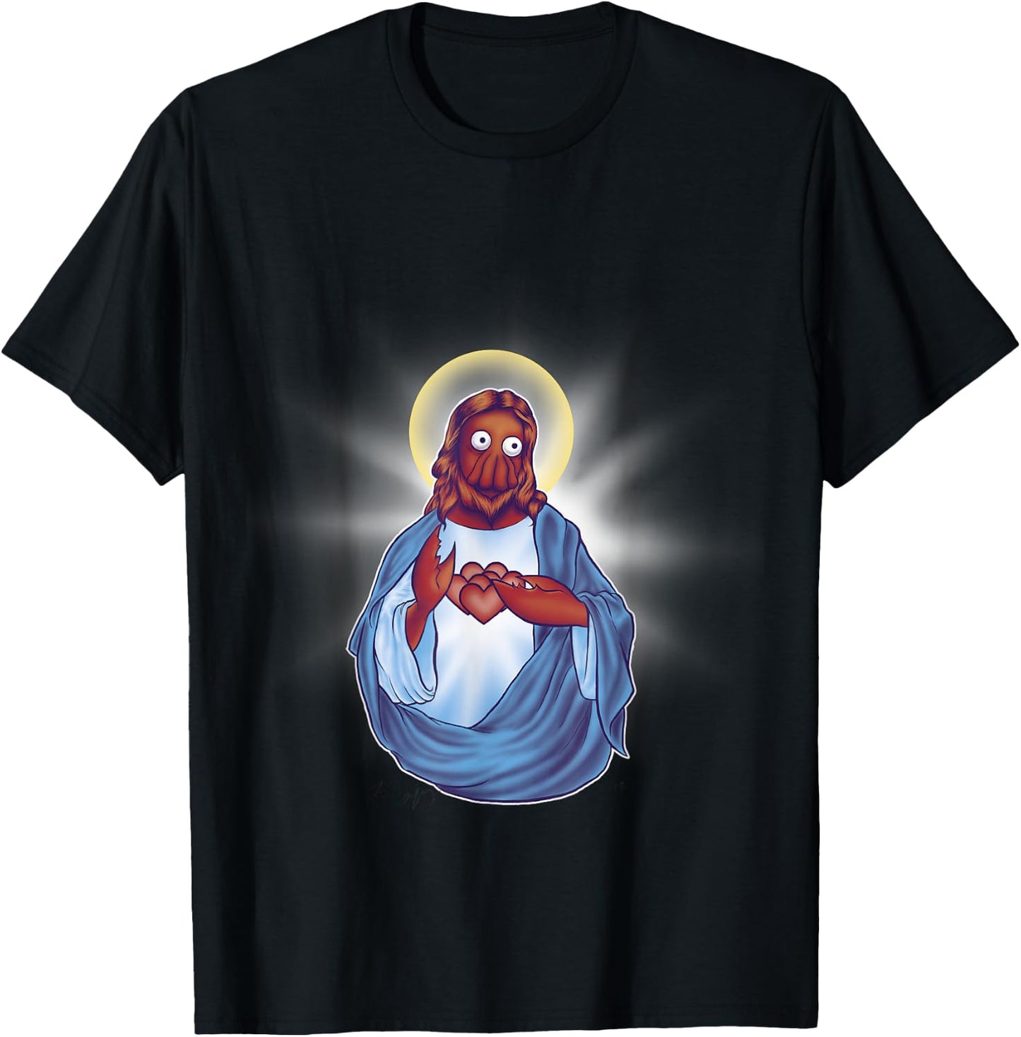 Zoidberg Jesus T-Shirt - T-Shirt | Black