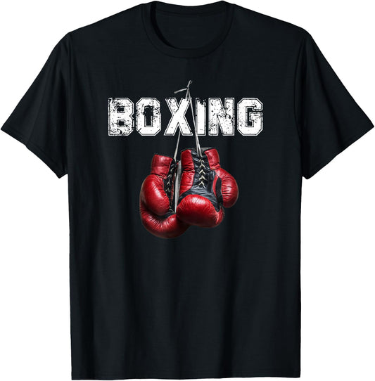 Funny Boxing - I Love Boxing T-Shirt - T-Shirt | Black
