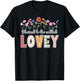 Blessed to Be Called Lovey Grandma Lovey Grandmother T-Shirt - T-Shirt | Black