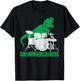 Drummer Shirts Men's Vintage Dinosaur , Black, Small T-Shirt - T-Shirt | Black