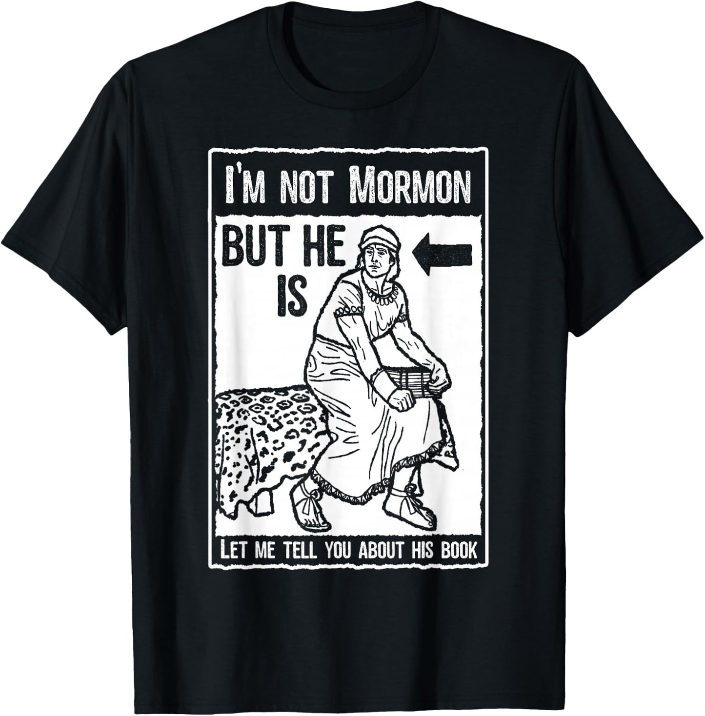 Funny Mormon Shirt LDS Book of Mormon Missionary T-Shirt - T-Shirt | Black