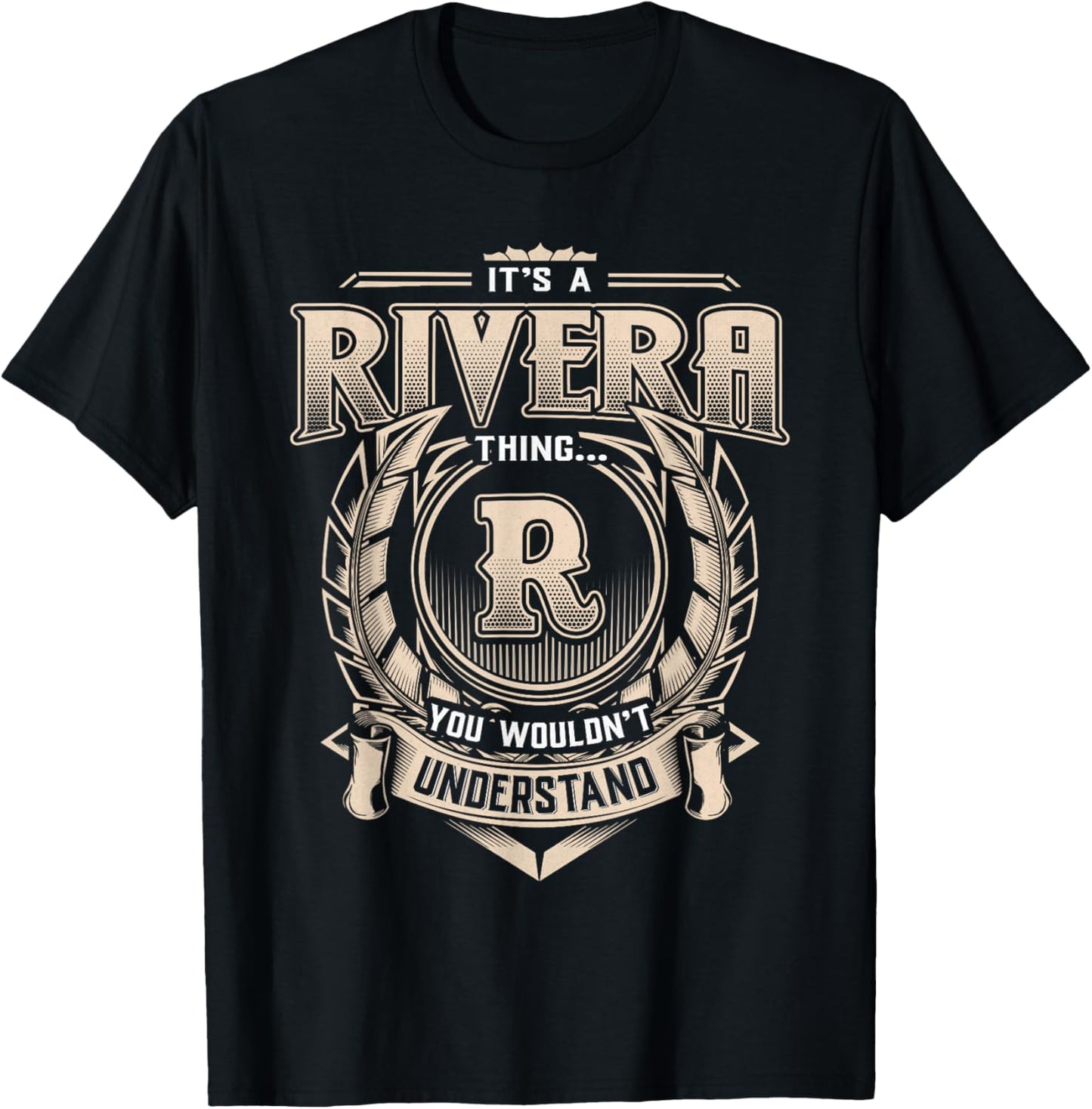 Rivera Last Name Shirt It's A Rivera Thing T-Shirt - T-Shirt | Black