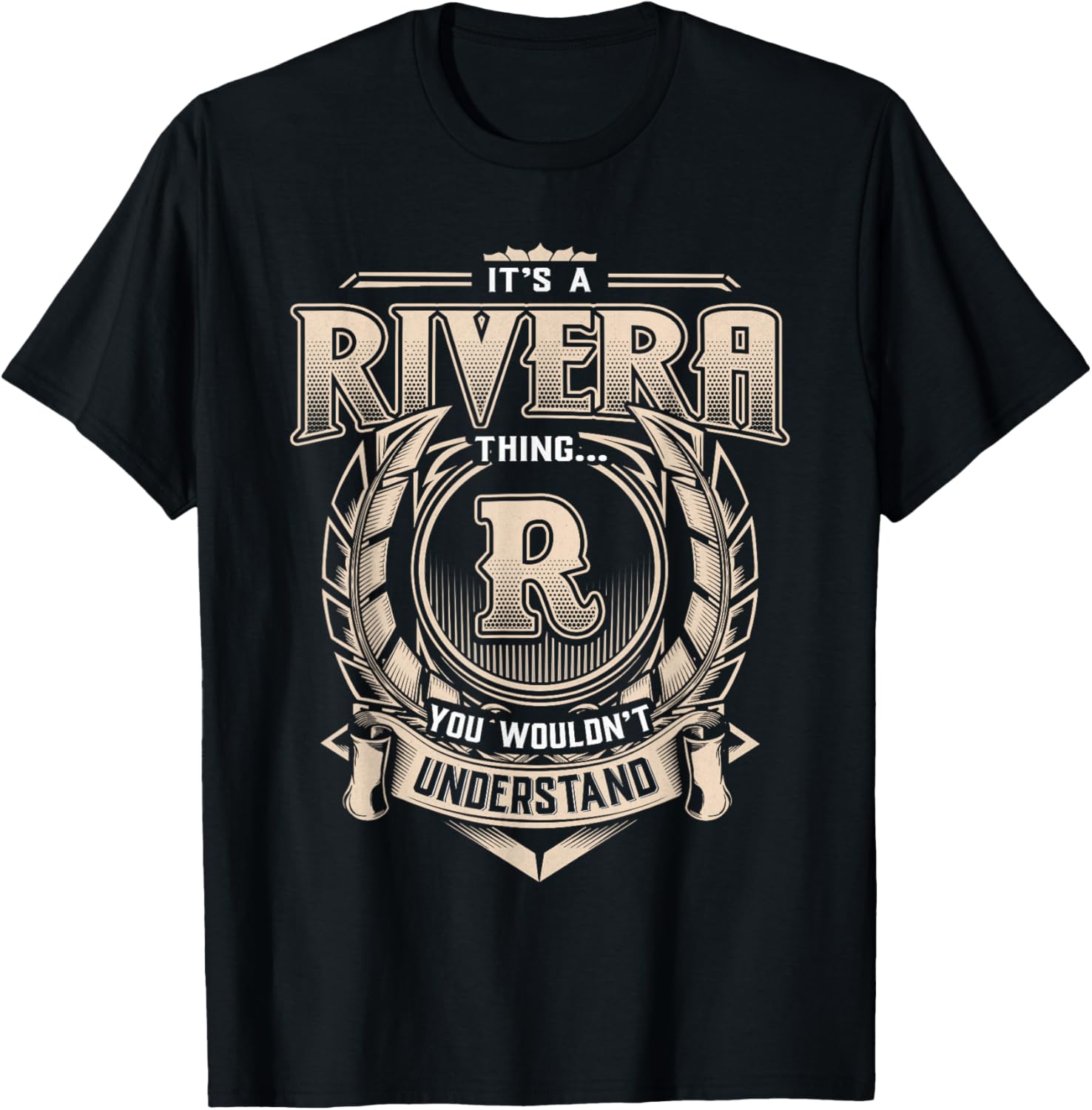 Rivera Last Name Shirt It's A Rivera Thing T-Shirt - T-Shirt | Black