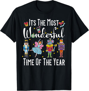 It's The Most Wonderful Time Of The Year Nutcracker Squad T-Shirt - T-Shirt | Black