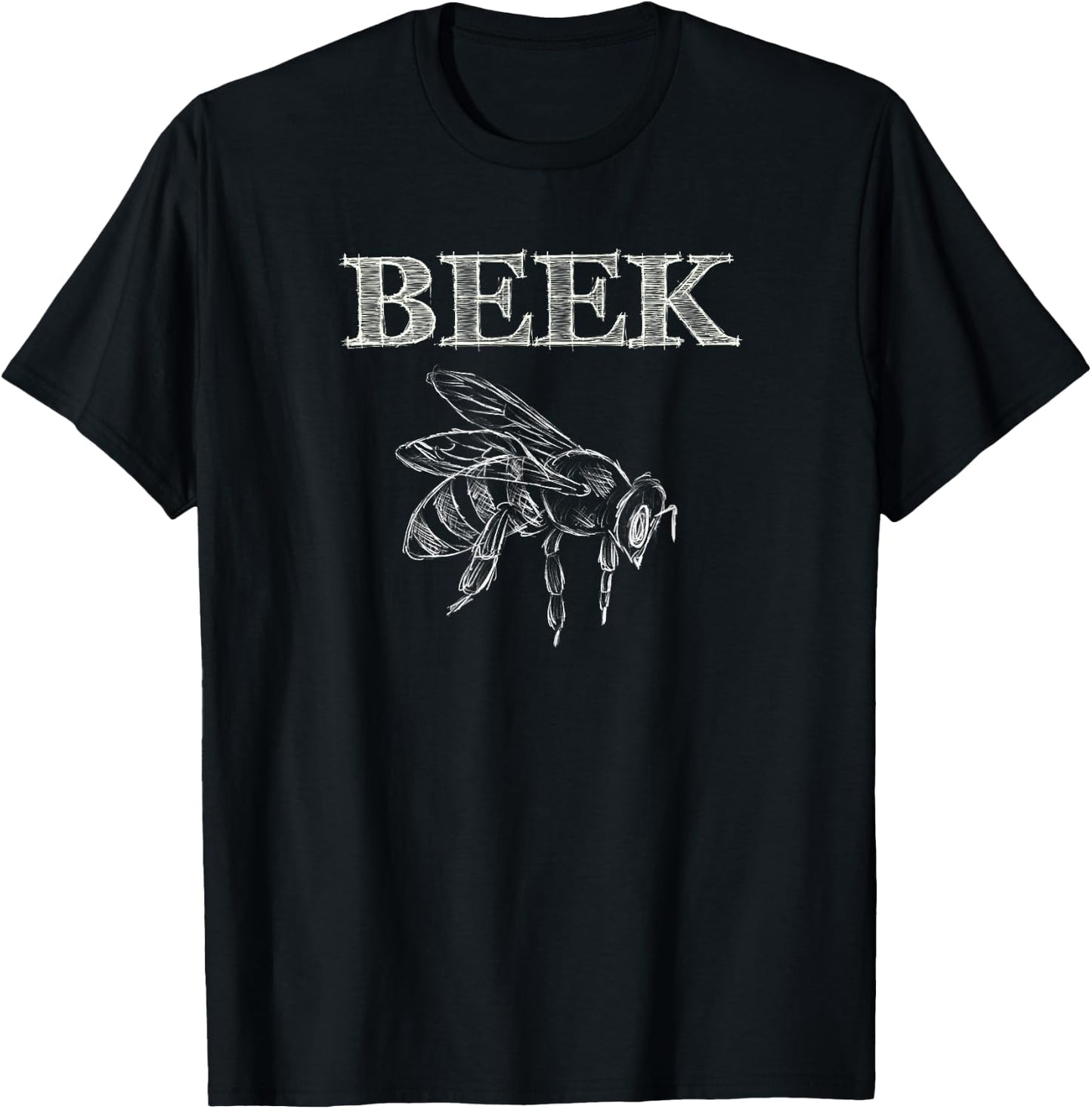 Beekeeper Geek Beek Honeybee Bee Keeper Apiary T-Shirt - T-Shirt | Black