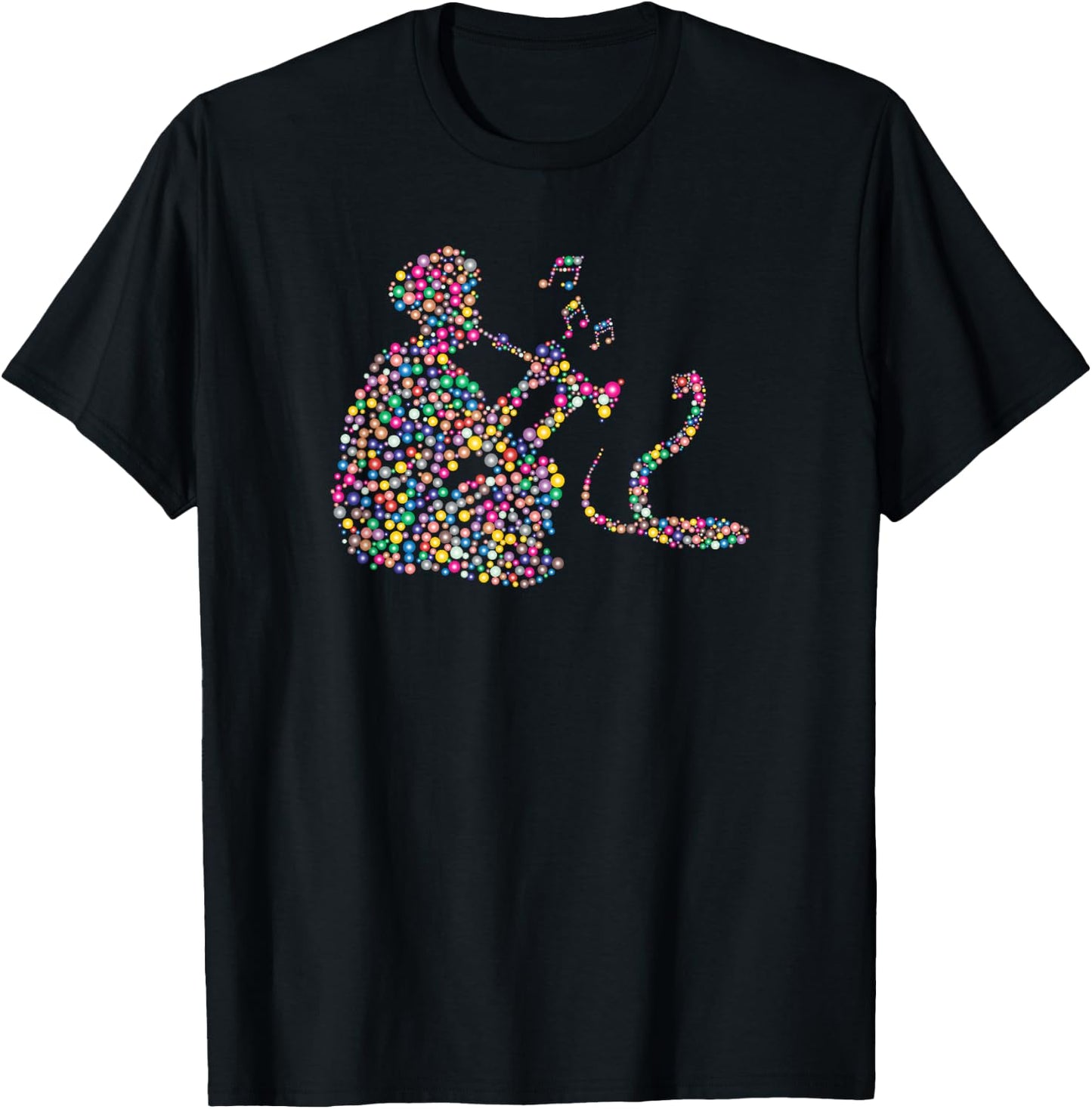 Snake Charmer, Indian Musician Funny Design T-Shirt - T-Shirt | Black