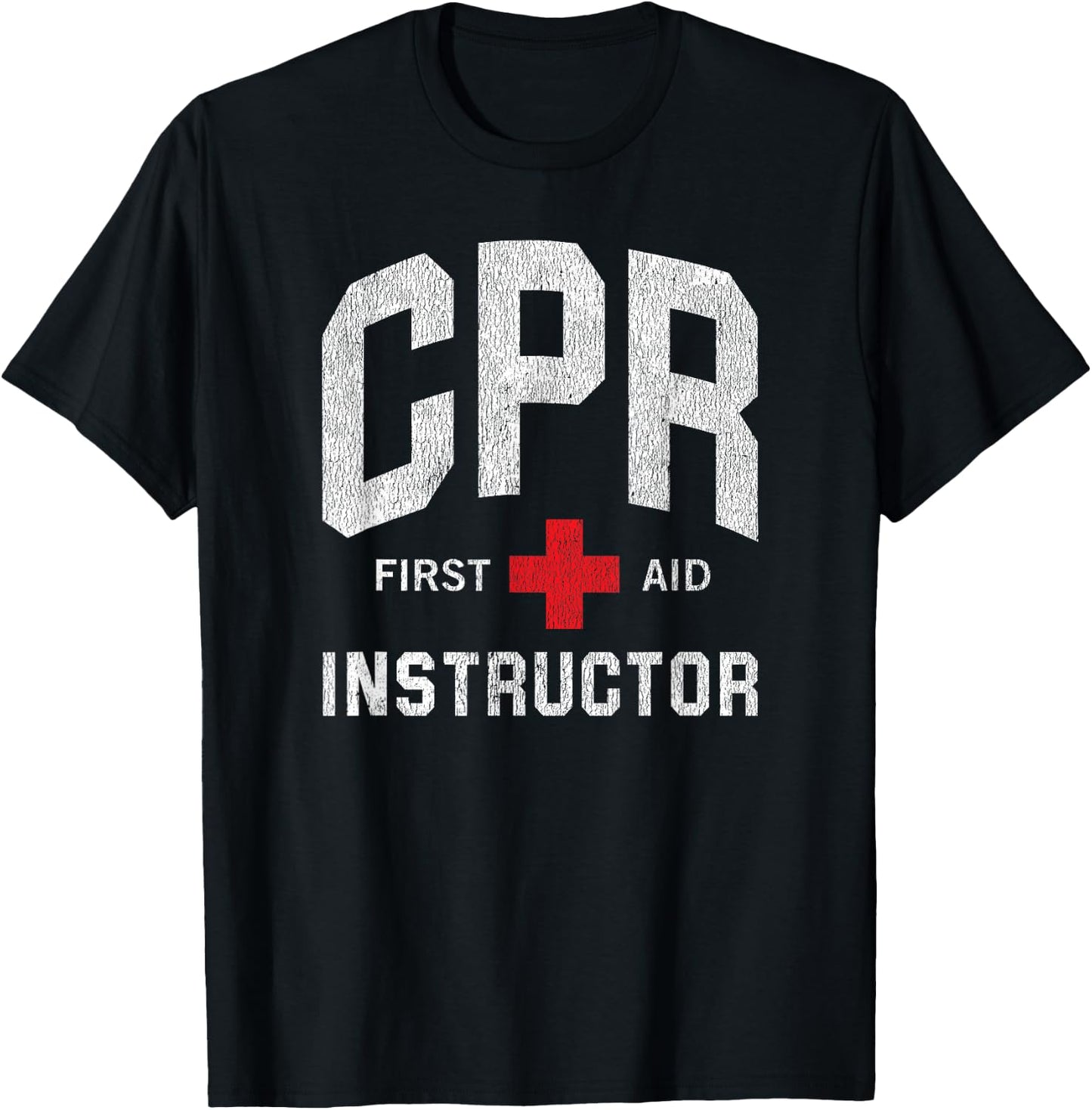 CPR First Aid AED Instructor T-Shirt - T-Shirt | Black