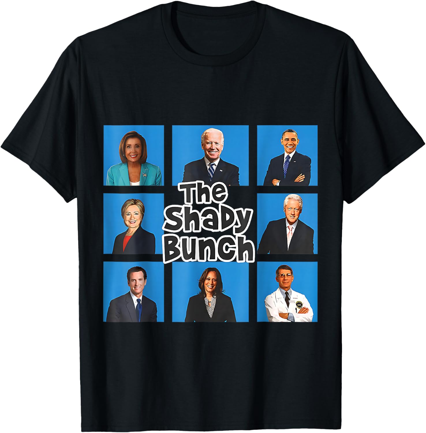 Funny The Shady Bunch 2024 T-Shirt - T-Shirt | Black