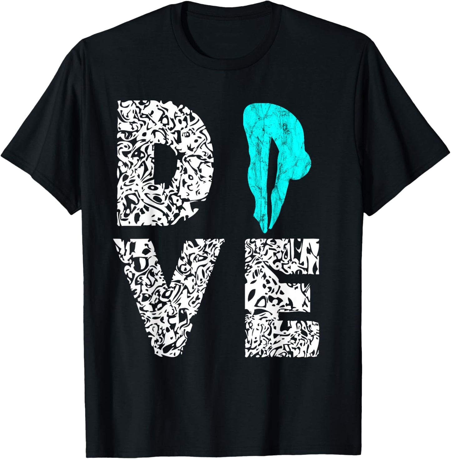 Dive Platform Diving Board Springboard Diving Diver T-Shirt - T-Shirt | Black