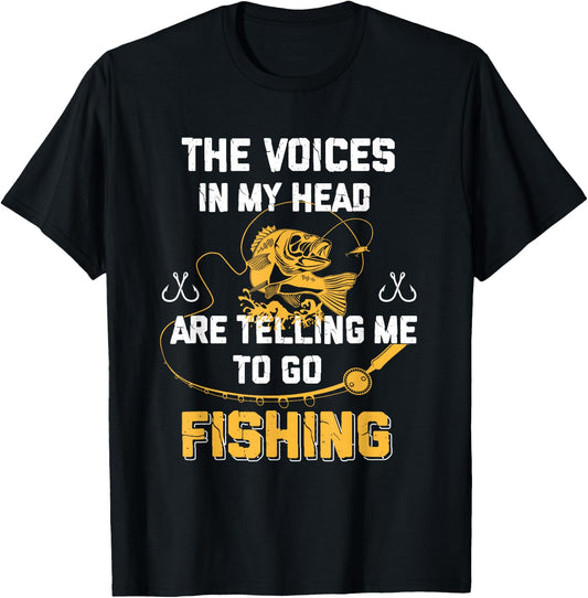 Fishing Gifts Funny Fisherman T-Shirt - T-Shirt | Black